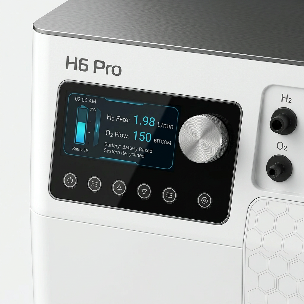 H6 Pro™ control display close-up